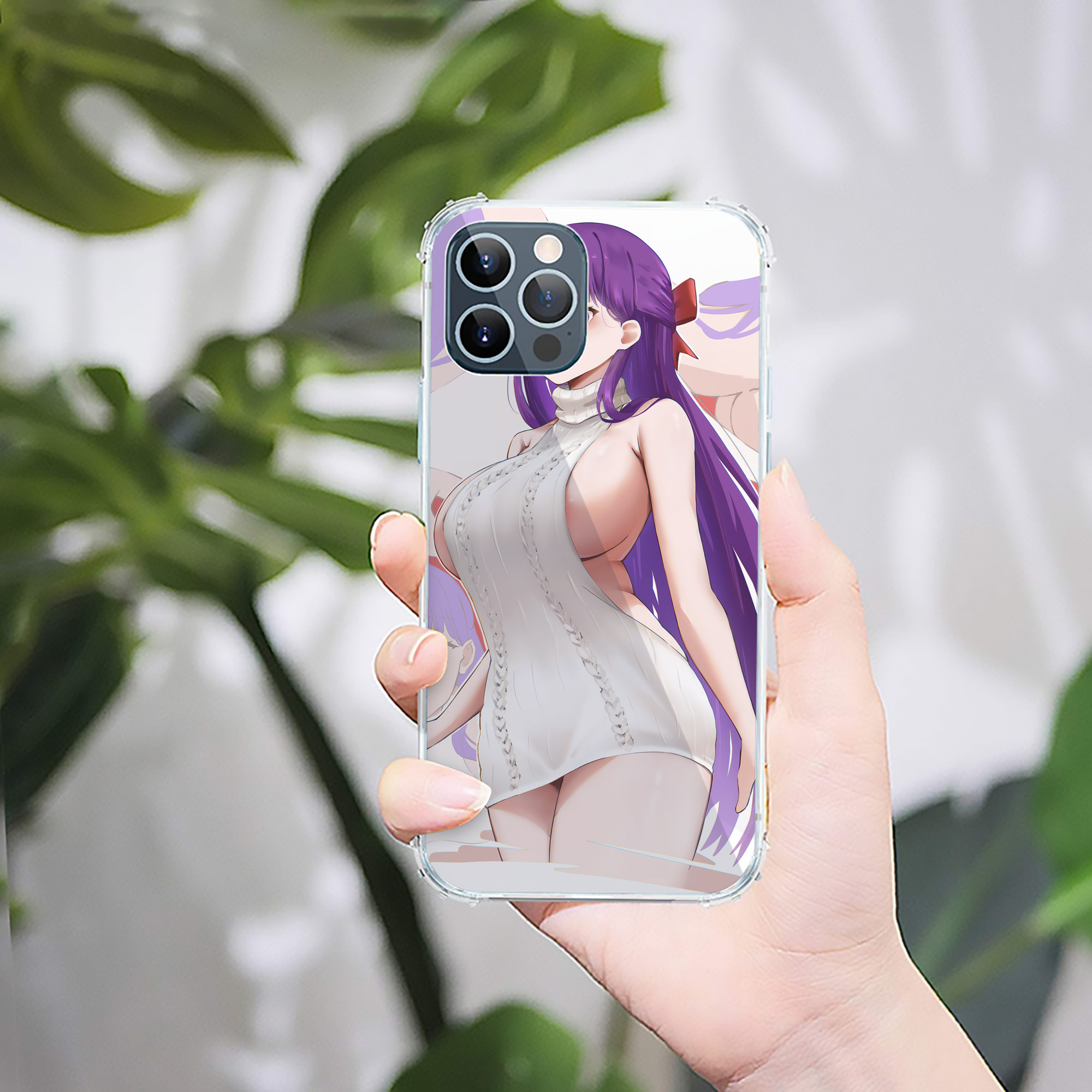 （画像用） 葬送のフリーレン Frieren 【iPhone 12シリーズ対応】透明スマホケース（クリアソフトケース）